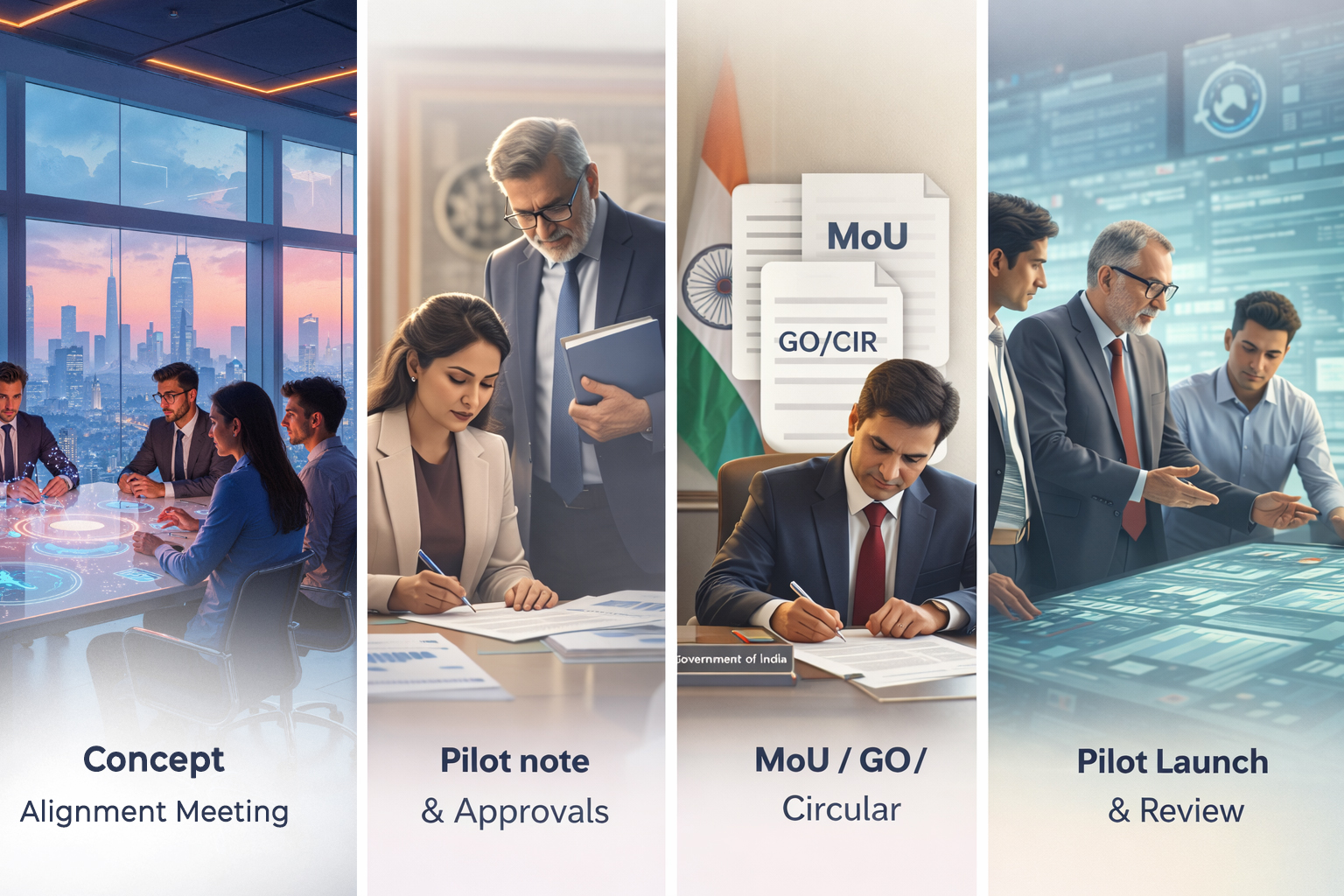 Government workflow dashboard
